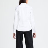 Cotton Ruffle Shirt